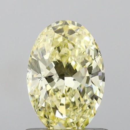 Diament laboratoryjny o barwie fantazyjnej szlif owalny, 1.11ct, VVS1, Fancy Intense Yellow, IGI LG669468837