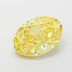 Diament laboratoryjny o barwie fantazyjnej szlif owalny, 1.78ct, VVS2, Fancy Vivid Yellow, IGI LG677552954