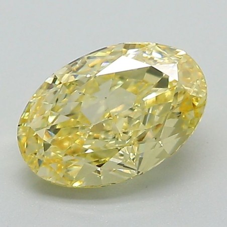 Diament laboratoryjny o barwie fantazyjnej szlif owalny, 1.31ct, VVS2, Fancy Intense Yellow, IGI LG720594449