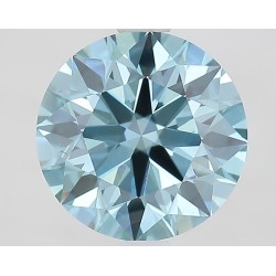 Diament laboratoryjny o barwie fantazyjnej szlif okrągły, 2.2ct, VVS2, Fancy Vivid Blue, IGI LG674505725