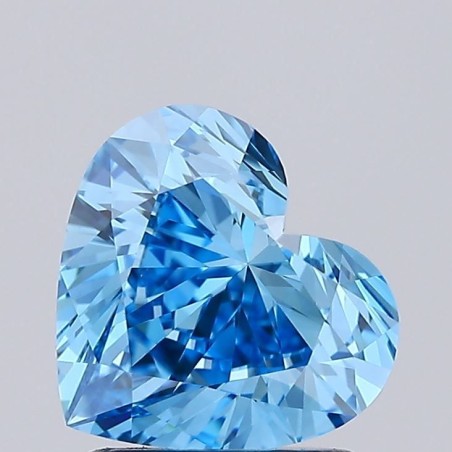 Diament laboratoryjny o barwie fantazyjnej serce, 1.52ct, VVS2, Fancy Vivid Blue, IGI LG699502158