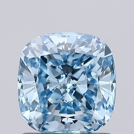 Diament laboratoryjny o barwie fantazyjnej szlif poduszkowy brylantowy, 0.94ct, VVS1, Fancy Vivid Blue, IGI LG737502990