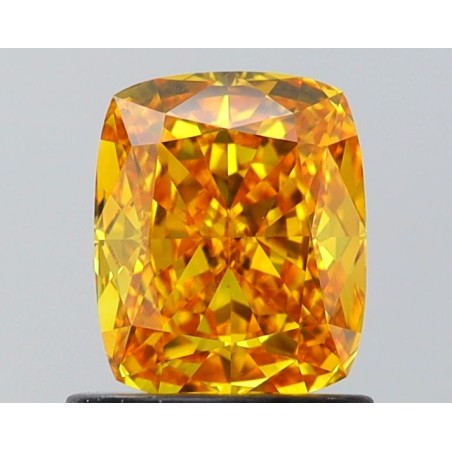 Diament laboratoryjny o barwie fantazyjnej szlif poduszkowy brylantowy, 1.04ct, VVS2, Fancy Vivid Yellow, IGI LG649497868