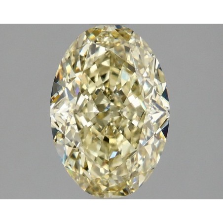 Diament laboratoryjny o barwie fantazyjnej szlif owalny, 2.07ct, VVS2, Fancy Intense Yellow, IGI LG670482548