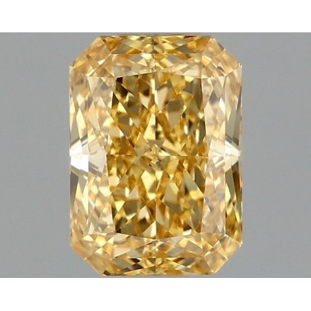 Diament laboratoryjny o barwie fantazyjnej radiant, 1.11ct, VVS2, Fancy Vivid Yellow, IGI LG663405864