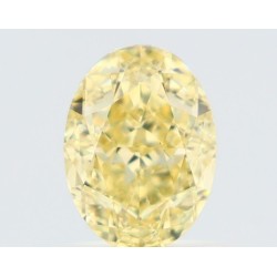 Diament o barwie fantazyjnej szlif owalny, 1.01ct, VS2, Faint Yellow, GIA 1538208792