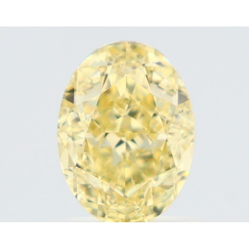 Diament o barwie fantazyjnej szlif owalny, 1.01ct, VS2, Faint Yellow, GIA 1538208792