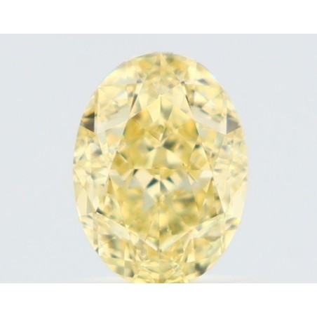 Diament o barwie fantazyjnej szlif owalny, 1.01ct, VS2, Faint Yellow, GIA 1538208792