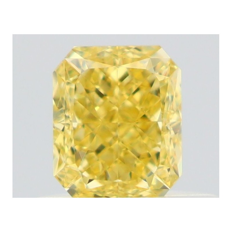 Diament o barwie fantazyjnej radiant, 0.51ct, VVS1, Fancy Intense Yellow, GIA 7533006350 Diament o barwie fantazyjnej radiant, 0.51ct, VVS1, Fancy Intense Yellow, GIA 7533006350