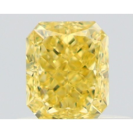 Diament o barwie fantazyjnej radiant, 0.51ct, VVS1, Fancy Intense Yellow, GIA 7533006350