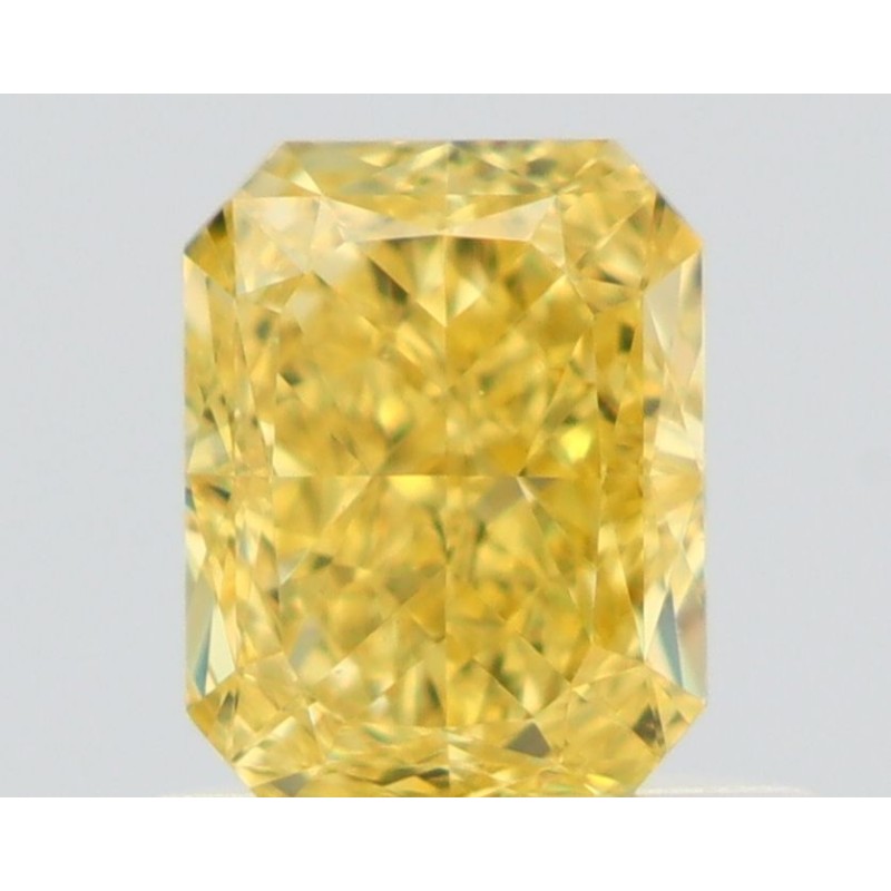 Diament o barwie fantazyjnej radiant, 0.7ct, VS1, Fancy Intense Yellow, GIA 6531005585