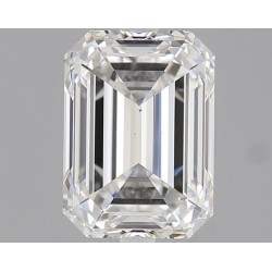 Diament szlif szmaragdowy, 1.5ct, VS2, F, GIA 7533901466