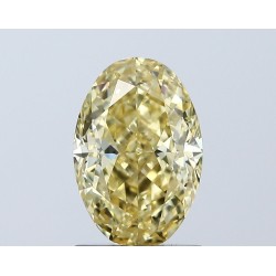 Diament laboratoryjny o barwie fantazyjnej szlif owalny, 1.52ct, VVS2, Fancy Vivid Yellow, IGI LG671438803