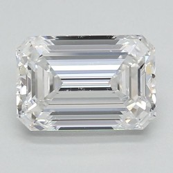 Diament laboratoryjny bezbarwny szlif szmaragdowy, 1.57ct, VVS1, D, IGI LG708577368