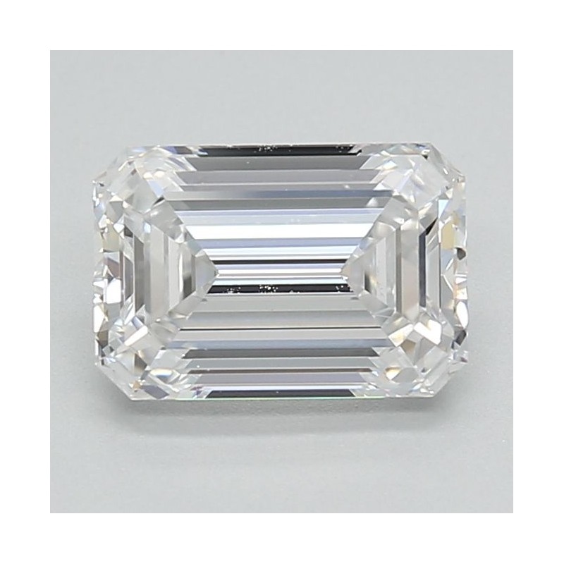 Diament laboratoryjny bezbarwny szlif szmaragdowy, 1.57ct, VVS1, D, IGI LG708577368