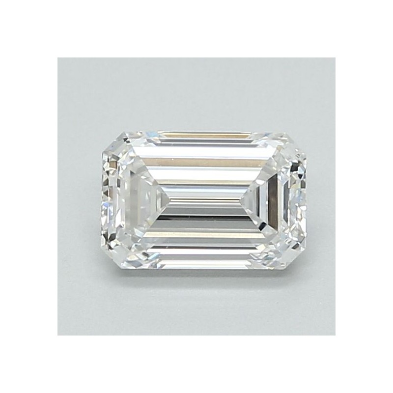 Diament laboratoryjny bezbarwny szlif szmaragdowy, 1.02ct, VVS1, D, IGI LG712556639