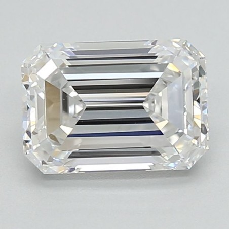 Diament laboratoryjny bezbarwny szlif szmaragdowy, 1.52ct, VVS2, E, IGI LG713596700