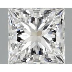 Diament laboratoryjny bezbarwny szlif princess, 1.56ct, VVS2, E, IGI LG704536863