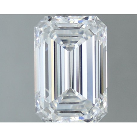 Diament laboratoryjny bezbarwny szlif szmaragdowy, 2.06ct, VVS1, D, IGI LG710579014