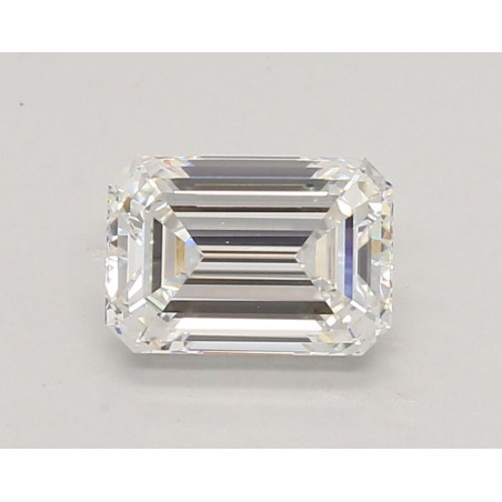 Diament laboratoryjny bezbarwny szlif szmaragdowy, 1.33ct, VVS2, F, IGI LG689583070