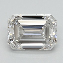 Diament laboratoryjny bezbarwny szlif szmaragdowy, 1.02ct, VVS2, F, IGI LG713596749
