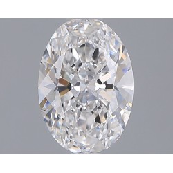 Diament laboratoryjny bezbarwny szlif owalny, 1.33ct, VVS2, E, IGI LG735548638