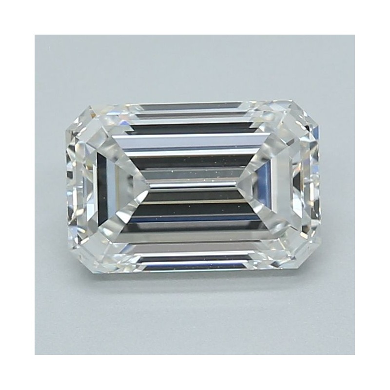 Diament laboratoryjny bezbarwny szlif szmaragdowy, 1.51ct, VVS2, E, IGI LG705531812