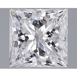 Diament laboratoryjny bezbarwny szlif princess, 1.33ct, VVS1, E, IGI LG729581771