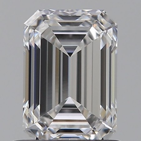 Diament laboratoryjny bezbarwny szlif szmaragdowy, 1.01ct, VVS1, D, IGI LG683571088