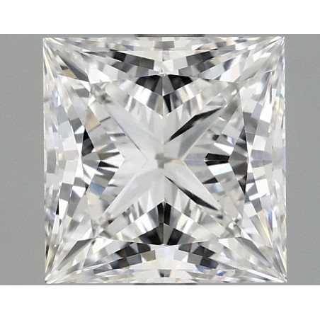 Diament laboratoryjny bezbarwny szlif princess, 2.1ct, VVS2, E, IGI LG699502299