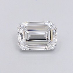Diament laboratoryjny bezbarwny szlif szmaragdowy, 2.08ct, IF, E, IGI LG743508086