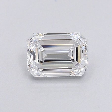 Diament laboratoryjny bezbarwny szlif szmaragdowy, 2.08ct, IF, E, IGI LG743508086