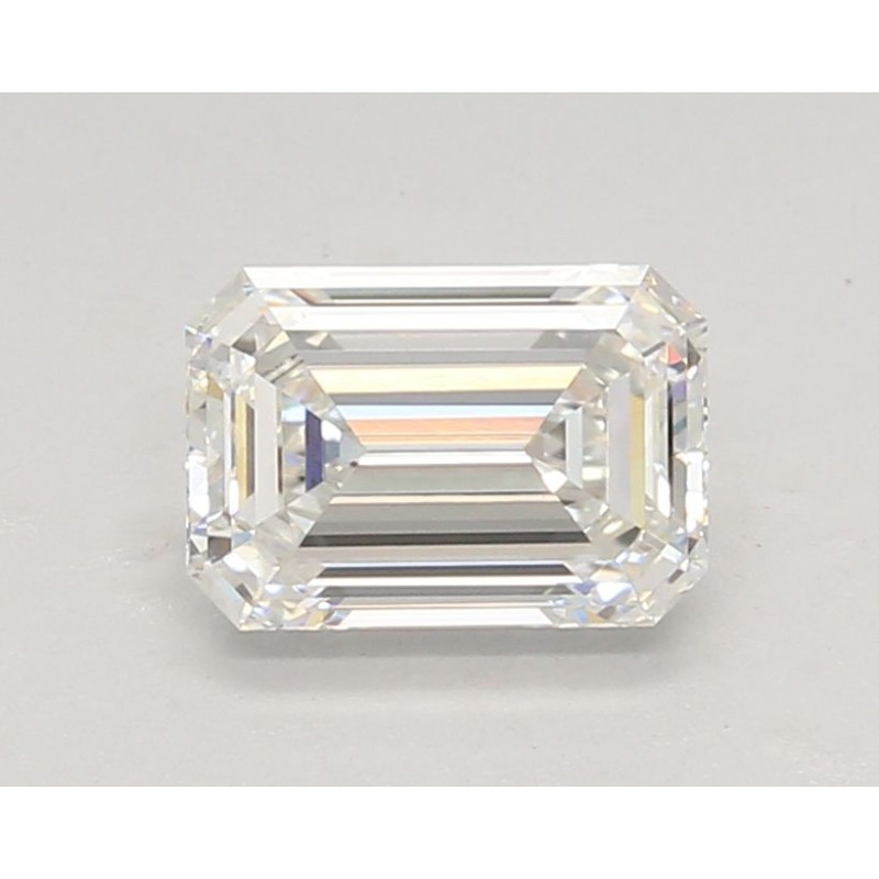 Diament laboratoryjny bezbarwny szlif szmaragdowy, 1.32ct, VVS2, F, IGI LG687569276