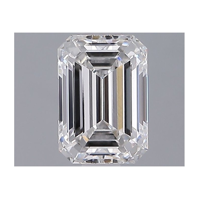 Diament laboratoryjny bezbarwny szlif szmaragdowy, 1.32ct, VVS1, E, IGI LG729518795