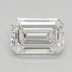 Diament laboratoryjny bezbarwny szlif szmaragdowy, 0.92ct, VVS2, E, IGI LG675550689
