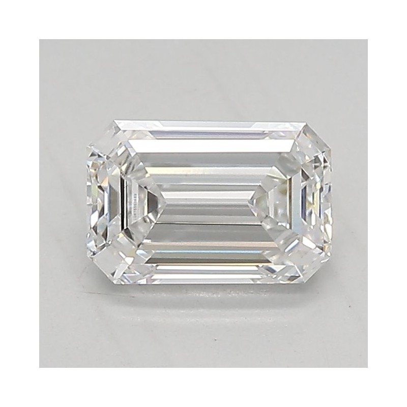 Diament laboratoryjny bezbarwny szlif szmaragdowy, 0.92ct, VVS2, E, IGI LG675550689