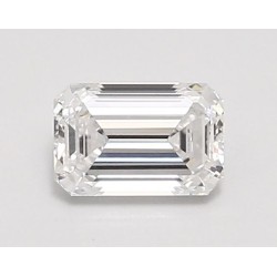 Diament laboratoryjny bezbarwny szlif szmaragdowy, 0.92ct, VVS2, D, IGI LG667401613