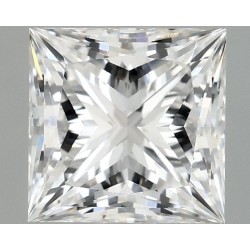 Diament laboratoryjny bezbarwny szlif princess, 1.53ct, VVS2, D, IGI LG744507701