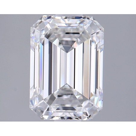 Diament laboratoryjny bezbarwny szlif szmaragdowy, 1.76ct, VVS2, E, IGI LG727573190