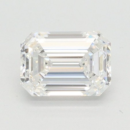 Diament laboratoryjny bezbarwny szlif szmaragdowy, 1.05ct, VVS2, F, IGI LG618488065