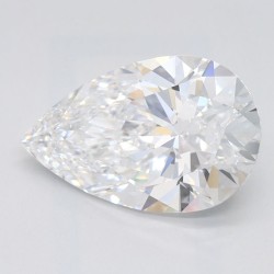 Diament laboratoryjny bezbarwny szlif gruszkowy, 2.06ct, IF, D, IGI LG712588702