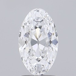 Diament laboratoryjny bezbarwny szlif owalny, 1.51ct, VVS2, D, IGI LG732571681
