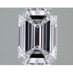 Diament laboratoryjny bezbarwny szlif szmaragdowy, 2.21ct, VVS2, D, GIA 2537293461