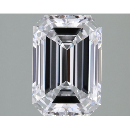 Diament laboratoryjny bezbarwny szlif szmaragdowy, 2.21ct, VVS2, D, GIA 2537293461