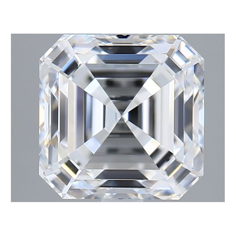 Diament laboratoryjny bezbarwny asscher, 2.55ct, VVS2, E, GIA 2537323147