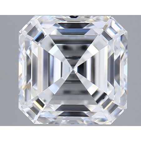 Diament laboratoryjny bezbarwny asscher, 2.55ct, VVS2, E, GIA 2537323147