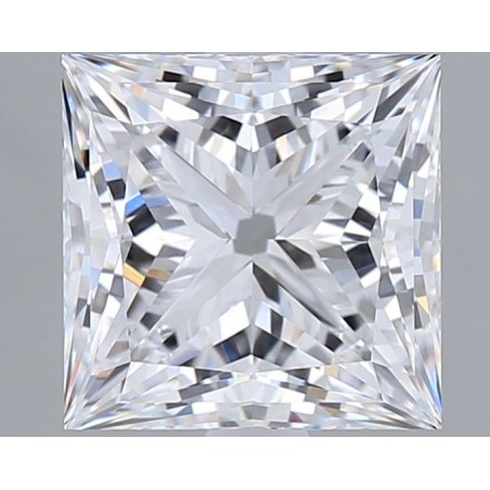 Diament laboratoryjny bezbarwny szlif princess, 2.05ct, VVS2, D, GIA 3535315529