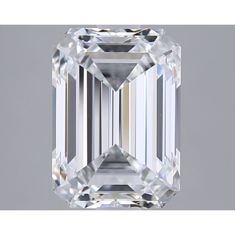 Diament laboratoryjny bezbarwny szlif szmaragdowy, 2.09ct, VVS2, D, GIA 6532315811