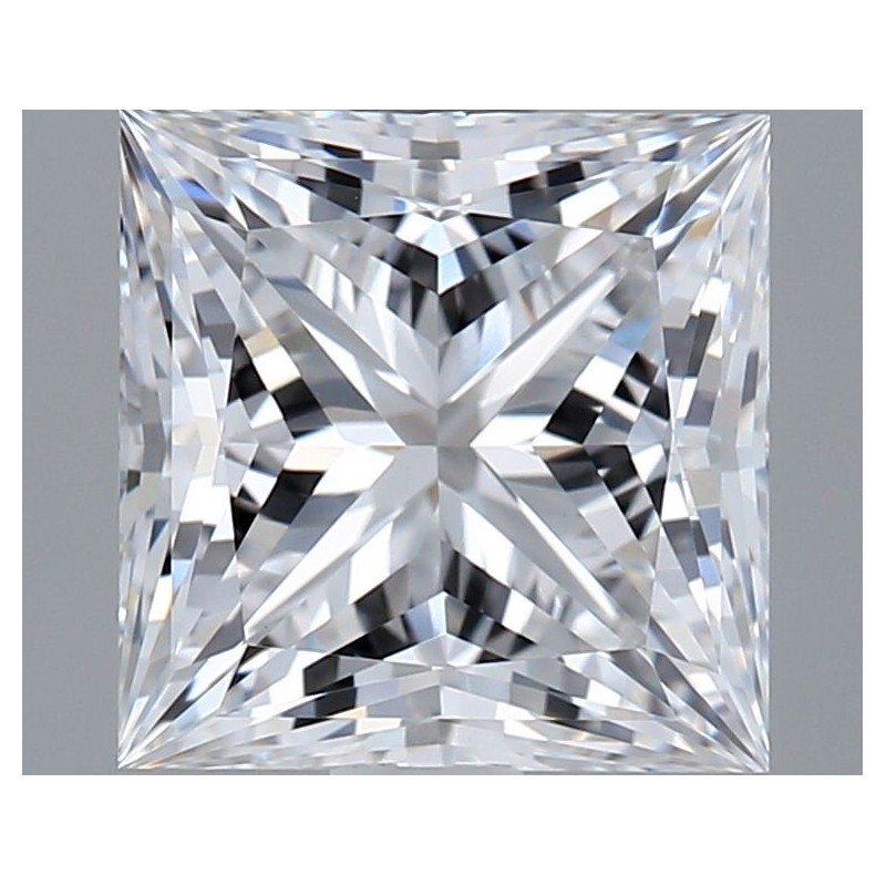 Diament laboratoryjny bezbarwny szlif princess, 2.04ct, VVS2, D, GIA 5536085058