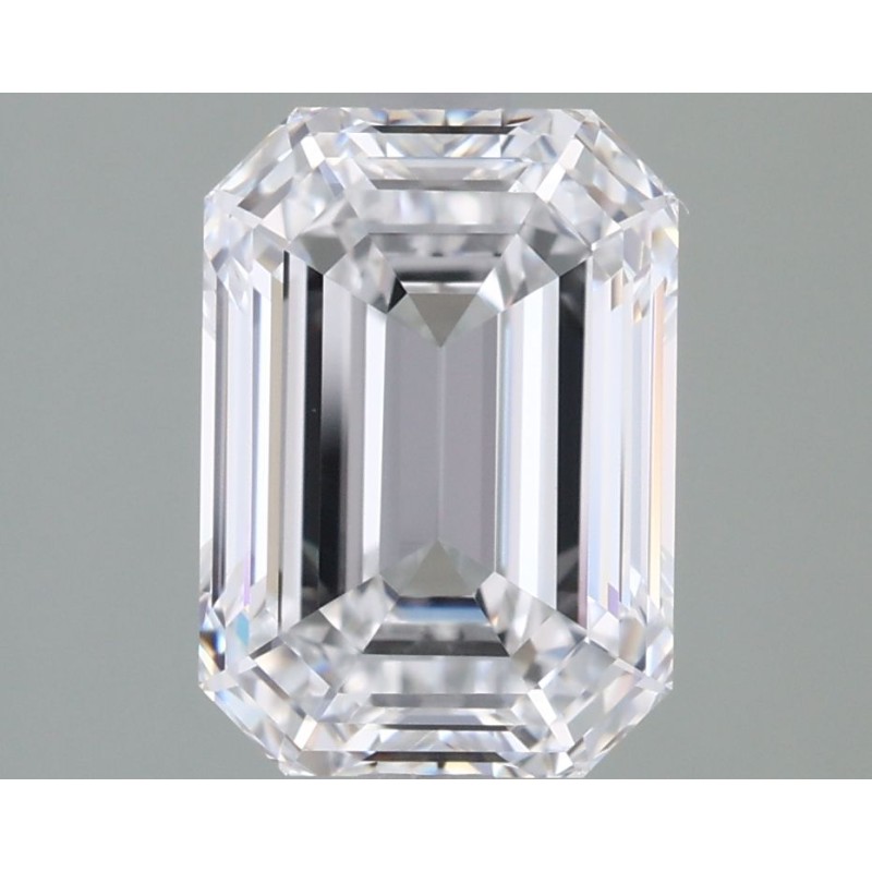 Diament laboratoryjny bezbarwny szlif szmaragdowy, 2.51ct, VVS1, D, GIA 7536296883